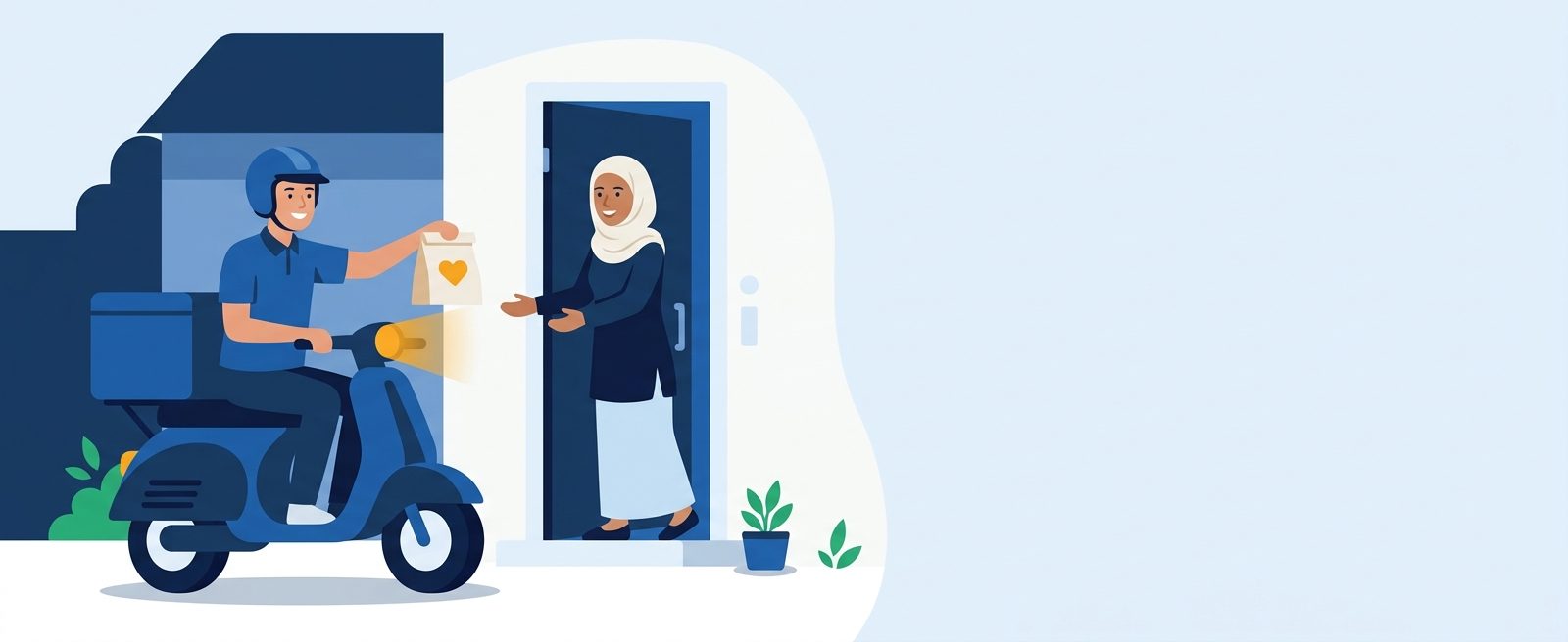 مندوب روشتتي بيسلّم الدواء لست عند باب بيتها